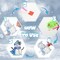 12 Pcs Snowman Diamond Painting Keychain 5D DIY Diamond Painting Kit Christmas Hanging Diamond Art Set Diamond Art Christmas Ornaments for Kids Christmas Crafts Home Decorations(Blue)